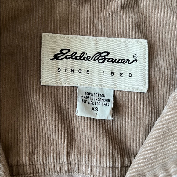 Eddie Bauer extra small brown/tan corduroy jacket - Picture 2 of 6